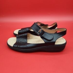 Rasolli Shoes Women's 8.5 Comfort Sandals Black